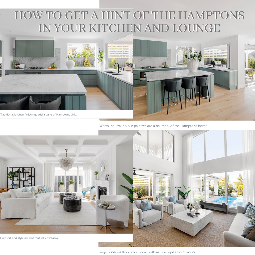 How To Get A Hint of The Hamptons In Your Kitchen & Lounge